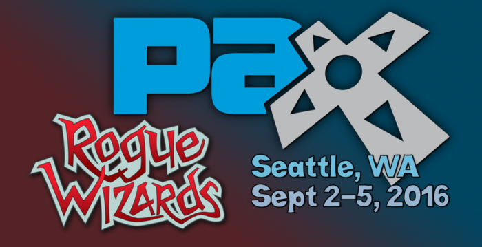 Showing at Pax in Seattle WA, September 2-5, 2016